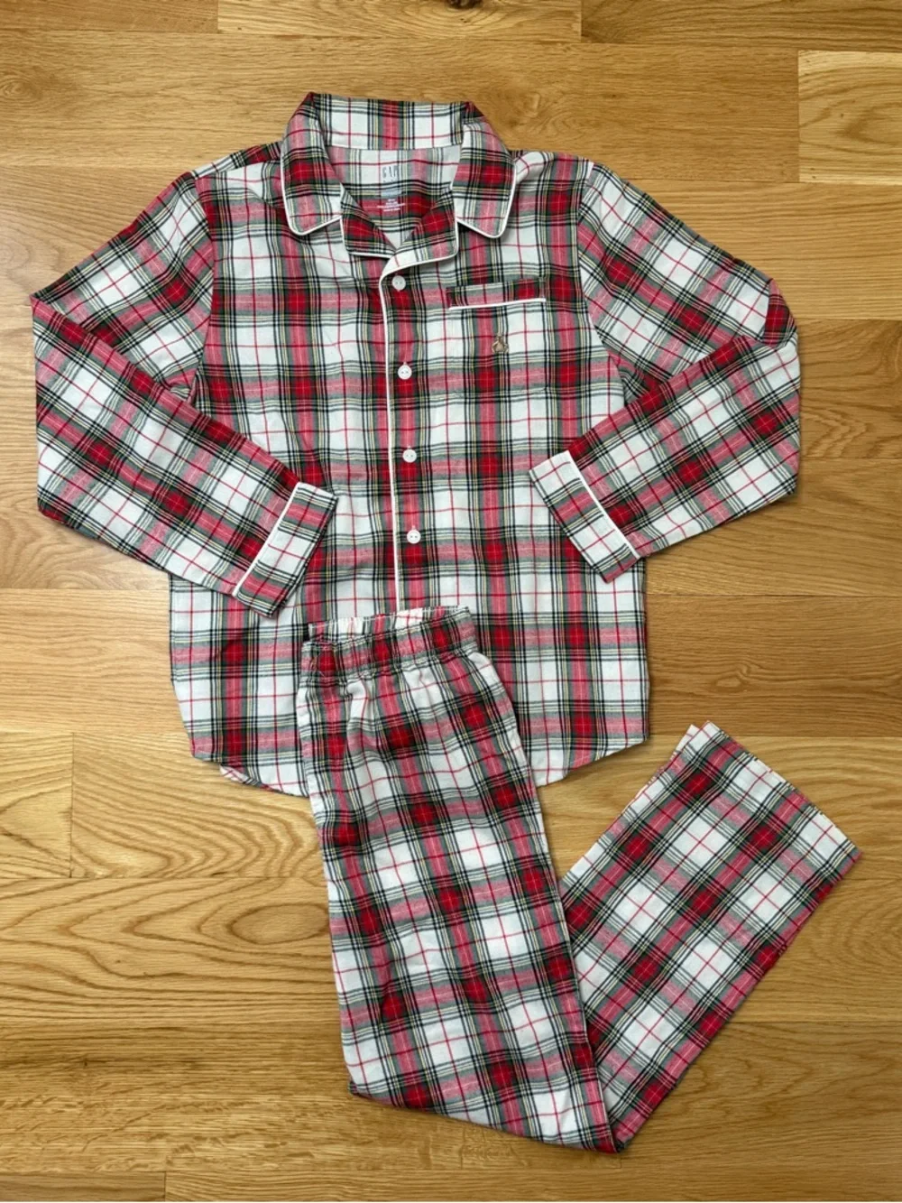 GAP Holiday Plaid Flannel Pajamas